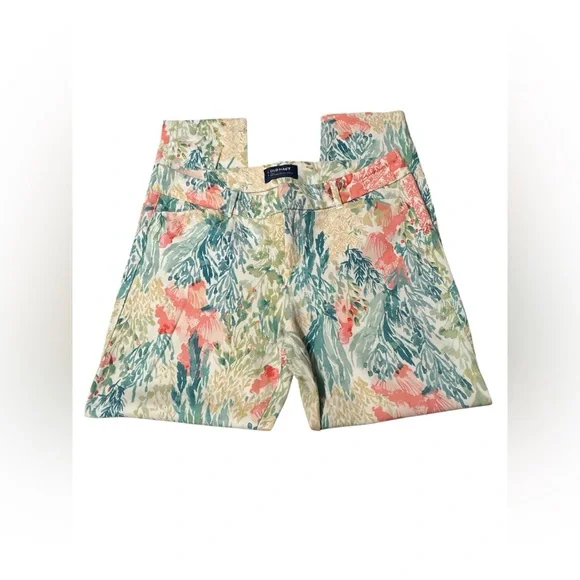 Old Navy Pixie Mid-Rise Floral Print Pants. Size 6 Regular. - Picture 3 of 11